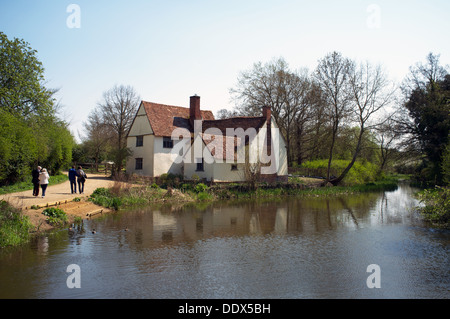 Willy Lotts Cottage Flatford Essex UK Stockfoto