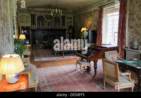 Wohnzimmer von Ightham Mote Periode Eigentum im Besitz des National Trust Stockfoto