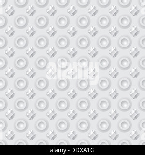 Muster der abstrakten geometrischen Tasten - nahtlose grauen Hintergrund Stockfoto