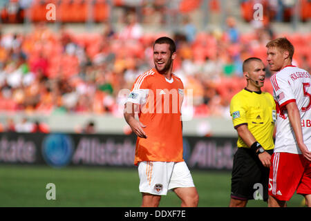 Houston, Texas, USA. 8. September 2013. SEP 08 2013: in der MLS regular Season match zwischen Houston Dynamo und die New York Red Bulls von BBVA Compass Stadion in Houston, Texas. Bildnachweis: Csm/Alamy Live-Nachrichten Stockfoto