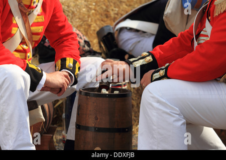 Spielen Spiel, Navy Offiziere, Maritim, maritime Festival, Great Yarmouth, Norfolk, Großbritannien Stockfoto