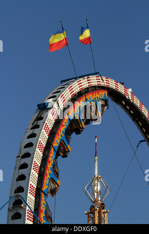 Fire Ball Carnival Ride. Stockfoto