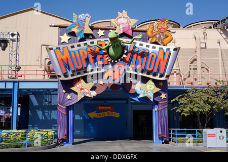 Muppet Vision 3D, Disneyland Resort, Hollywood-Studios, California Adventure Park Stockfoto