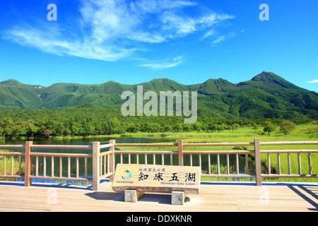 Shiretoko fünf Seen, Hokkaido Stockfoto