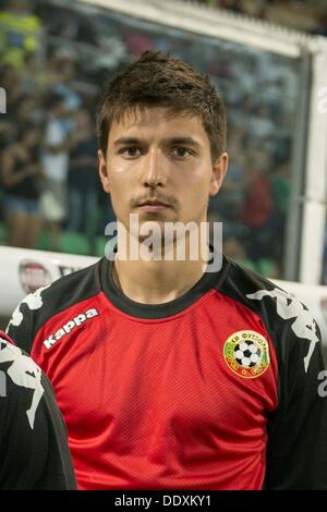 Iliya Milanov (BUL), 6. September 2013 - Fußball / Fußball: FIFA World Cup Brasilien 2014 Qualifier Europäische Zone Gruppe B-match zwischen Italien 1-0 Bulgarien im Stadio Renzo Barbera in Palermo, Italien. (Foto von Maurizio Borsari/AFLO) Stockfoto