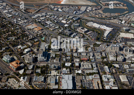 Luftaufnahme Redwood City, San Mateo County, California Stockfoto