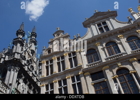 Grote Markt Grand Place Brüssel Bruxelles Belgien Belgique Belgien Europa Stockfoto