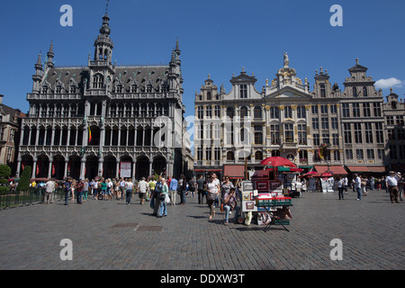 Grote Markt Grand Place Brüssel Bruxelles Belgien Belgique Belgien Europa Stockfoto