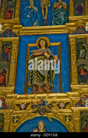 Altarbild Detail, Kirche des Klosters von San Juan de Los Reyes, Toledo, Spanien, 2007. Künstler: Samuel Magál Stockfoto