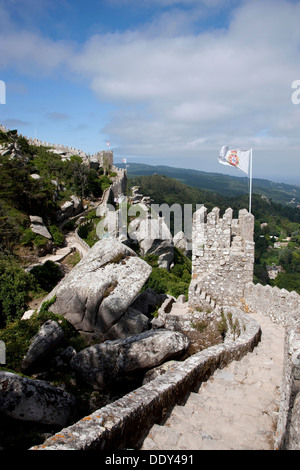 Das Castelo Dos Mouros, Sintra, Portugal, 2009. Künstler: Samuel Magál Stockfoto