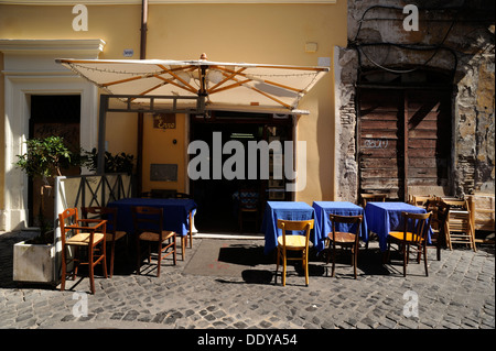 Italien, Rom, Trastevere, Via del Vascellari 29, da Enzo Restaurant Stockfoto