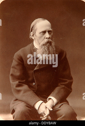 Mikhail Saltykow-Schtschedrin, russischer Autor, 1880 s. Künstler: Konstantin Schapiro Stockfoto