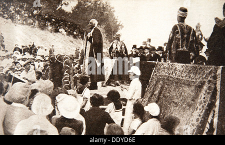 Lord Balfour anlässlich der Hebrew University, Jerusalem, Palästina, 1927.  Künstler: Aktuelle Presse-Agentur Stockfoto