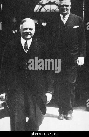 Herbert Hoover, 31. Präsident der Vereinigten Staaten, der 1930er Jahre. Künstler: unbekannt Stockfoto