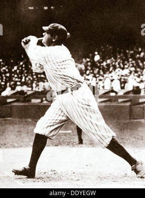 Babe Ruth, US-amerikanischer Baseballspieler, c1914-c1935. Künstler: unbekannt Stockfoto