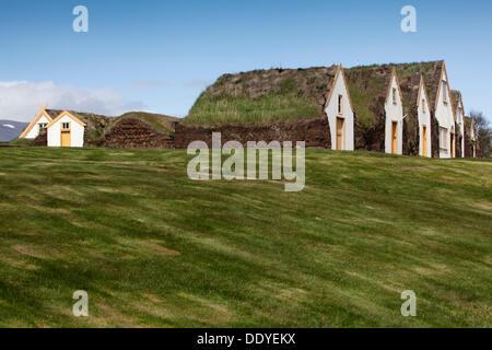 Glaumbaer Heritage Museum, vermahlid, North Island, Island, Europa Stockfoto