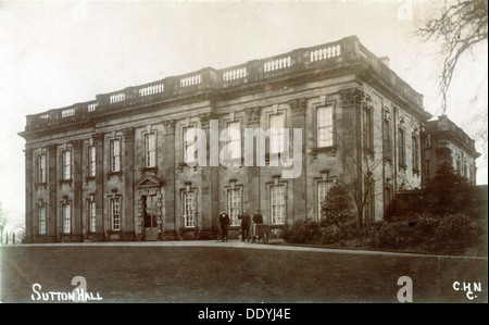 Sutton Scarsdale Hall, in der Nähe von Chesterfield, Derbyshire, pre-unkn 1920. Artist: Unbekannt Stockfoto