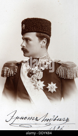 Ernest Louis i., Großherzog von Hessen und Rhein, 1896.  Künstler: Anon Stockfoto