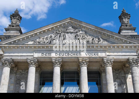 Reichstag Parlament, Berlin Stockfoto