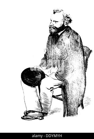 Porträt des Künstlers Édouard Manet, 1861. Künstler: Edgar Degas Stockfoto