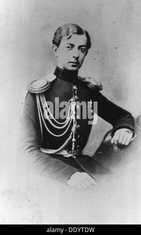 Grand Duke Nicholas Alexandrowitsch Russlands, c 1861 - c 1864. Artist: Unbekannt Stockfoto