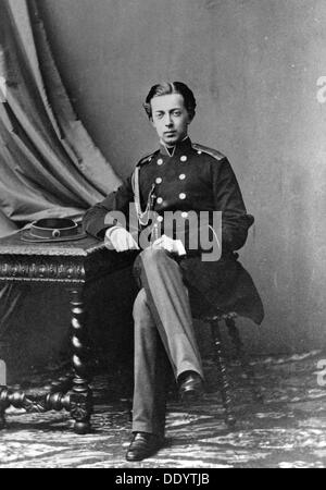 Grand Duke Nicholas Alexandrowitsch von Russland, 1862. Artist: Unbekannt Stockfoto