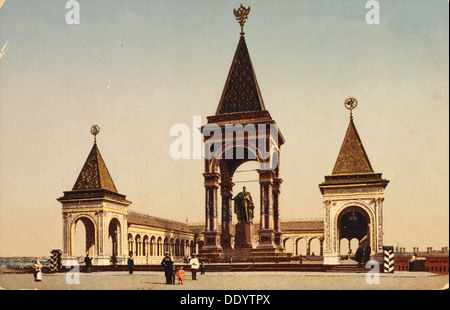 Denkmal für Alexander II. im Moskauer Kreml, Russland, c 1904 - c 1905. Artist: Unbekannt Stockfoto