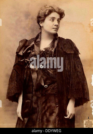 Eleonora Duse, italienische Schauspielerin, 1896. Künstler: Aime Dupont Stockfoto