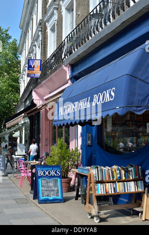 Geschäfte im Regents Park Road, Primrose Hill, London, UK. Stockfoto