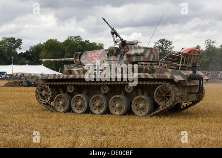 Deutsche selbst Militärfahrzeug Sturmgeschutz StuG III Tank 01 bei einem Weltkrieg 11 Reenactment Stockfoto