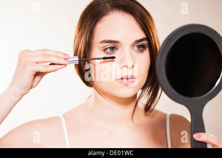 Junge Frau Schminken Stockfoto
