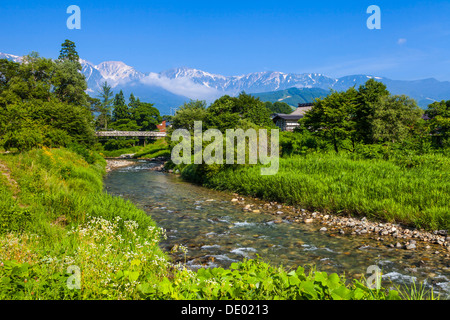 Hakuba-Bergkette, Präfektur Nagano Stockfoto