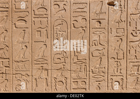 Tempel von Karnak, Ägypten - äußere Elemente Stockfoto