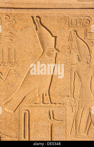 Tempel von Karnak, Ägypten - äußere Elemente Stockfoto