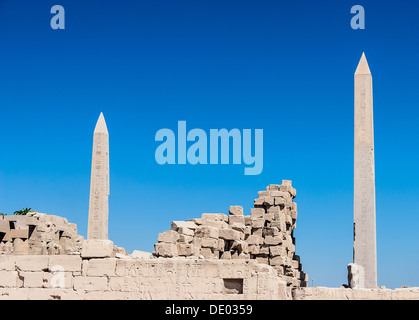 Tempel von Karnak, Ägypten - äußere Elemente Stockfoto