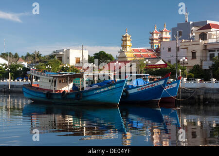 Duong Dong Stadt auf der Insel Phu Quoc, Vietnam, Asien Stockfoto