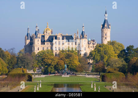 Schweriner Schloss, Schwerin, Mecklenburg-Vorpommern Stockfoto