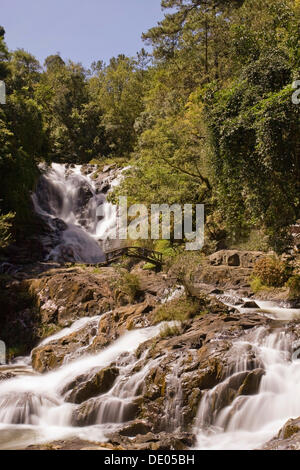 Datanla Wasserfall, zentralen Hochland, Dalat, Vietnam, Südostasien Stockfoto