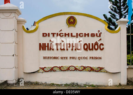 Ehemaliges Gefängnis für Kriegsgefangene auf der Insel Phu Quoc, heute ein Museum der Insel Phu Quoc, Vietnam, Asien Stockfoto