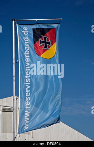 Flagge, Reservisten Association, Bundeswehr Stockfoto