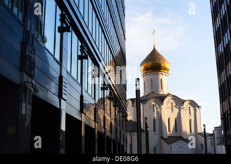 Tempel des Heiligen Nikolaus in Moskau Stockfoto