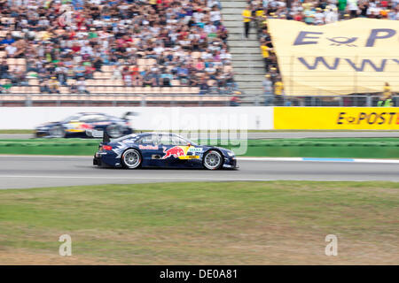 DTM-Rennwagen von Mattias Ekstroem an der Rennstrecke Hockenheimring, Baden-Württemberg Stockfoto