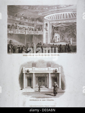 Die Sans Pareil Theater, Strang, Westminster, London, 1816. Künstler: S Springsguth Stockfoto