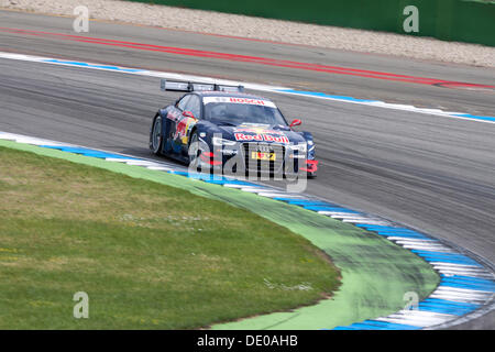 DTM-Rennwagen von Mattias Ekstroem an der Rennstrecke Hockenheimring, Baden-Württemberg Stockfoto