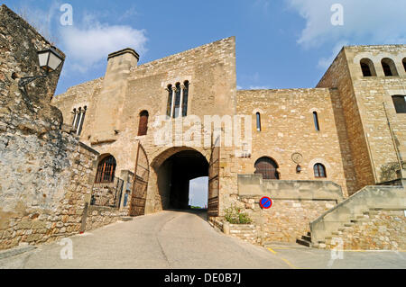 Castell De La Suda, Schloss, Parador, Hotel, Tortosa, Provinz Tarragona, Katalonien, Spanien, Europa, PublicGround Stockfoto