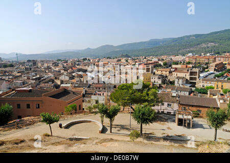 Ansicht von Montblanc, Provinz Tarragona, Katalonien, Spanien, Europa, PublicGround Stockfoto