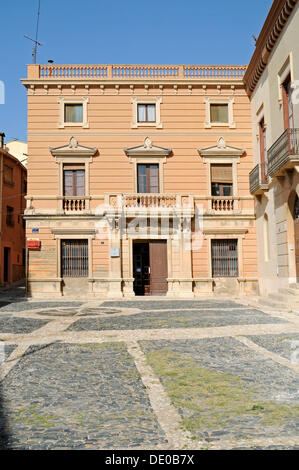 Rathaus in Plaza de Santa Maria, Montblanc, Tarragona Provinz, Katalonien, Spanien, Europa, PublicGround Stockfoto