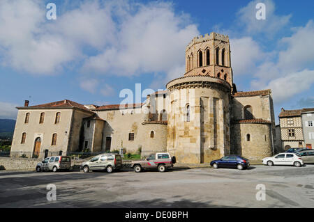 Kathedrale Saint Lizier, Midi-Pyrénées, Pyrenäen, Departement Ariege, Frankreich, Europa, PublicGround Stockfoto