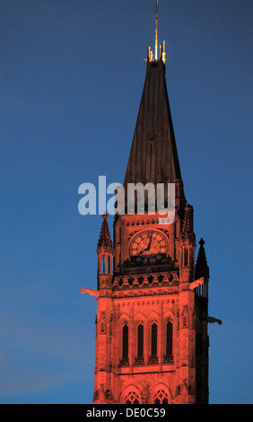 Kanada, Ontario, Ottawa, Parlament, Peace Tower, Stockfoto