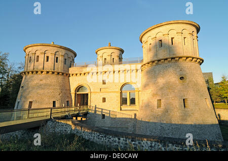 Fort Thuengen, eine historische Festung, Museum, Europaviertel, Kirchberg-Plateau, Luxemburg, Europa, PublicGround Stockfoto